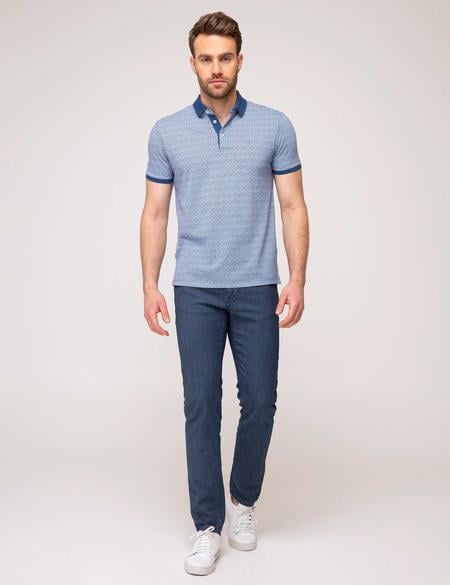 İndigo Slim Fit Tişört - 50186349007