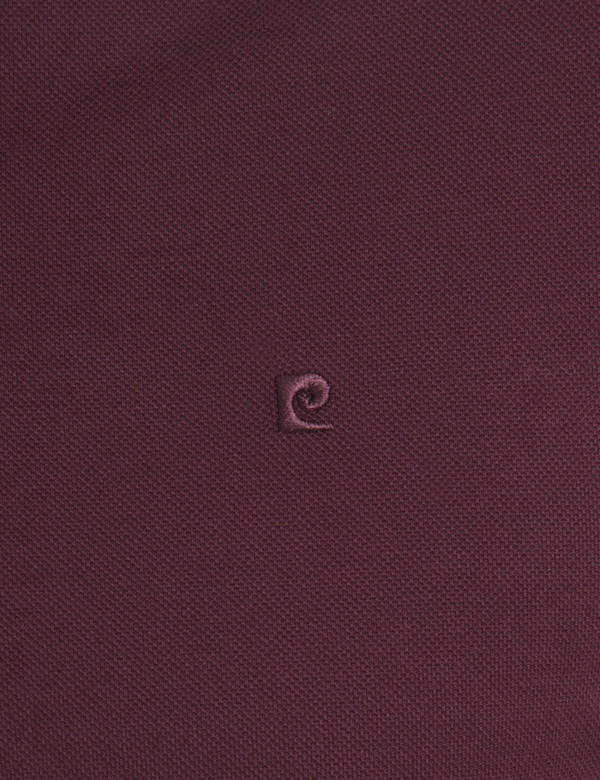 Bordo Slim Fit Polo Yaka Basic T-Shirt - 50186356081