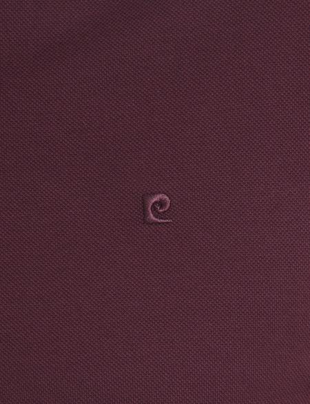 Bordo Slim Fit Polo Yaka Basic T-Shirt - 50186356081