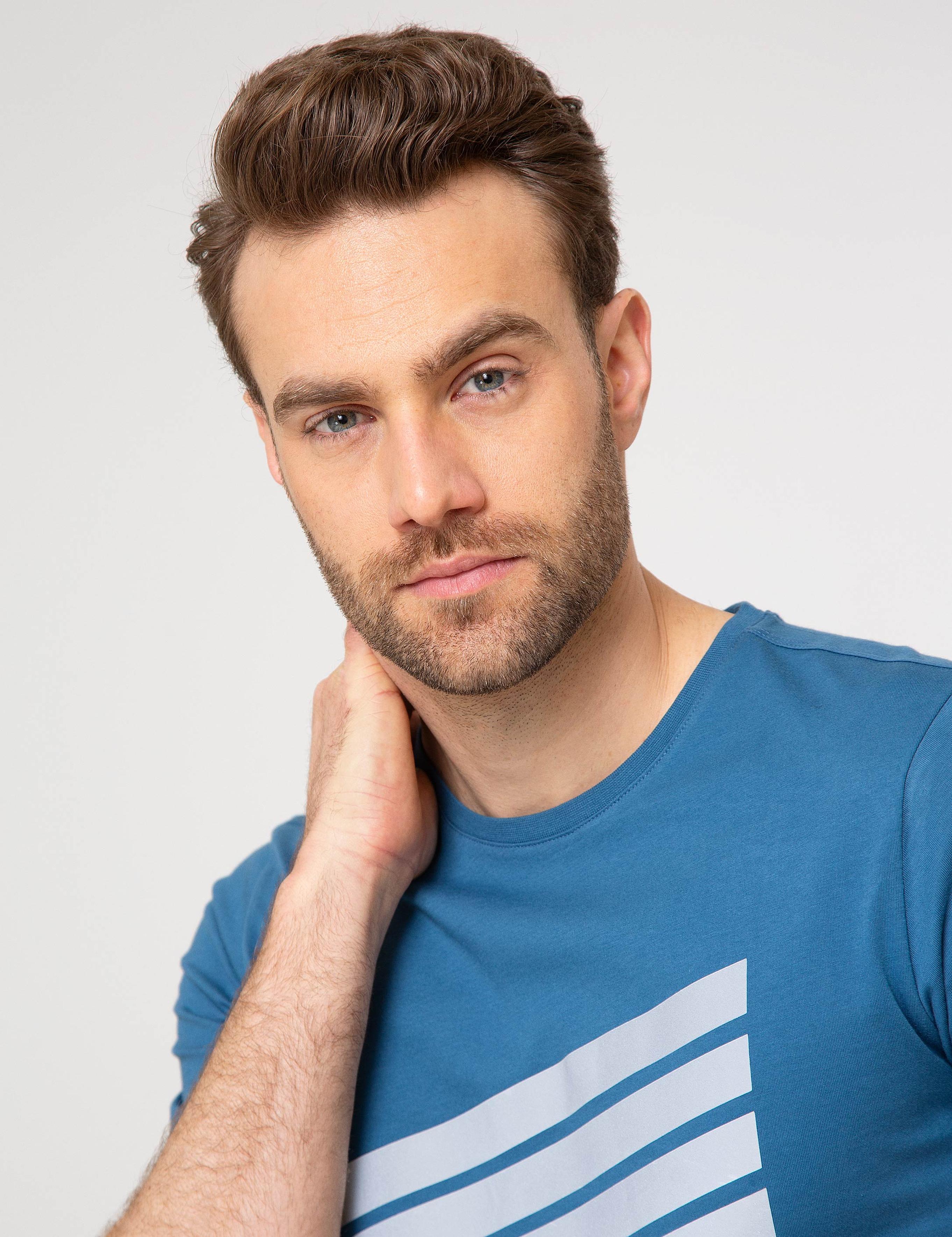 İndigo Slim Fit Tişört