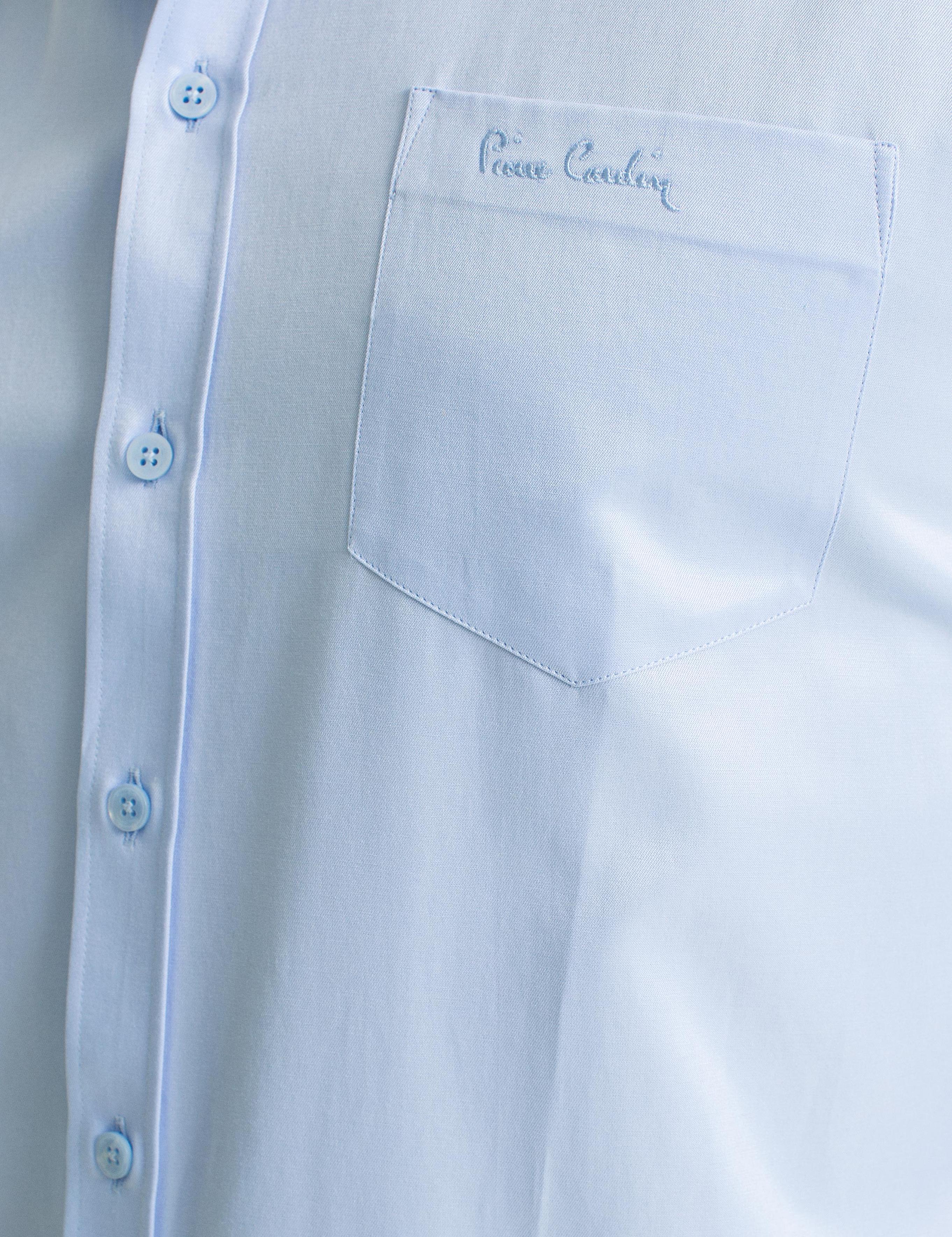 Açık Mavi Regular Fit Basic Gömlek