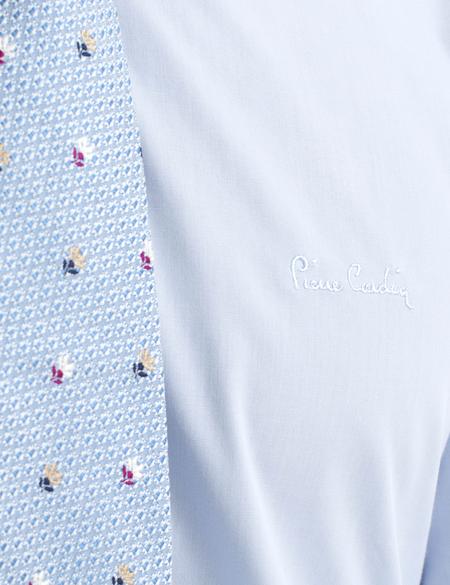 Açık Mavi Slim Fit Uzun Kollu Basic Gömlek - 50189517001