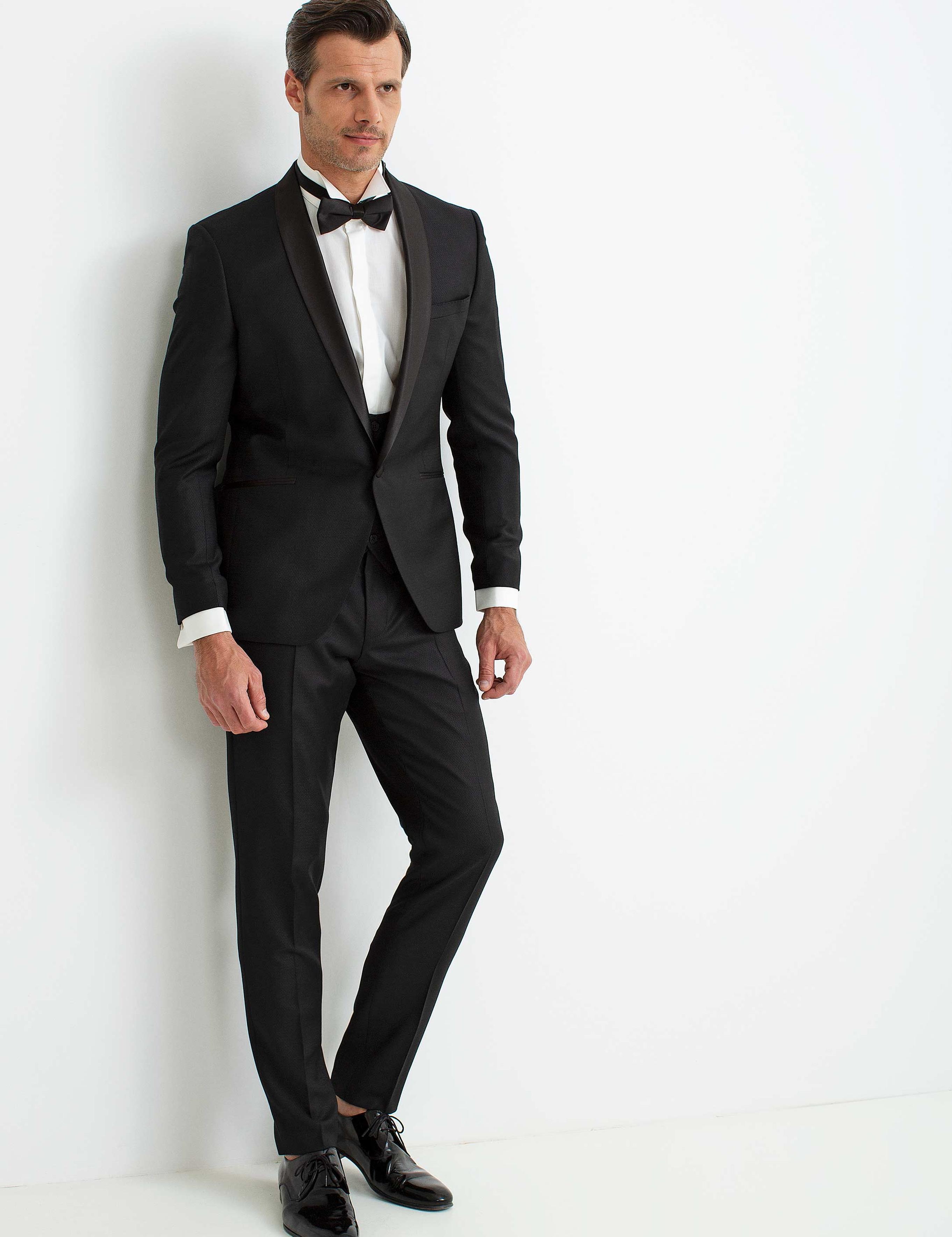 Siyah Yelekli Damatlık Smokin