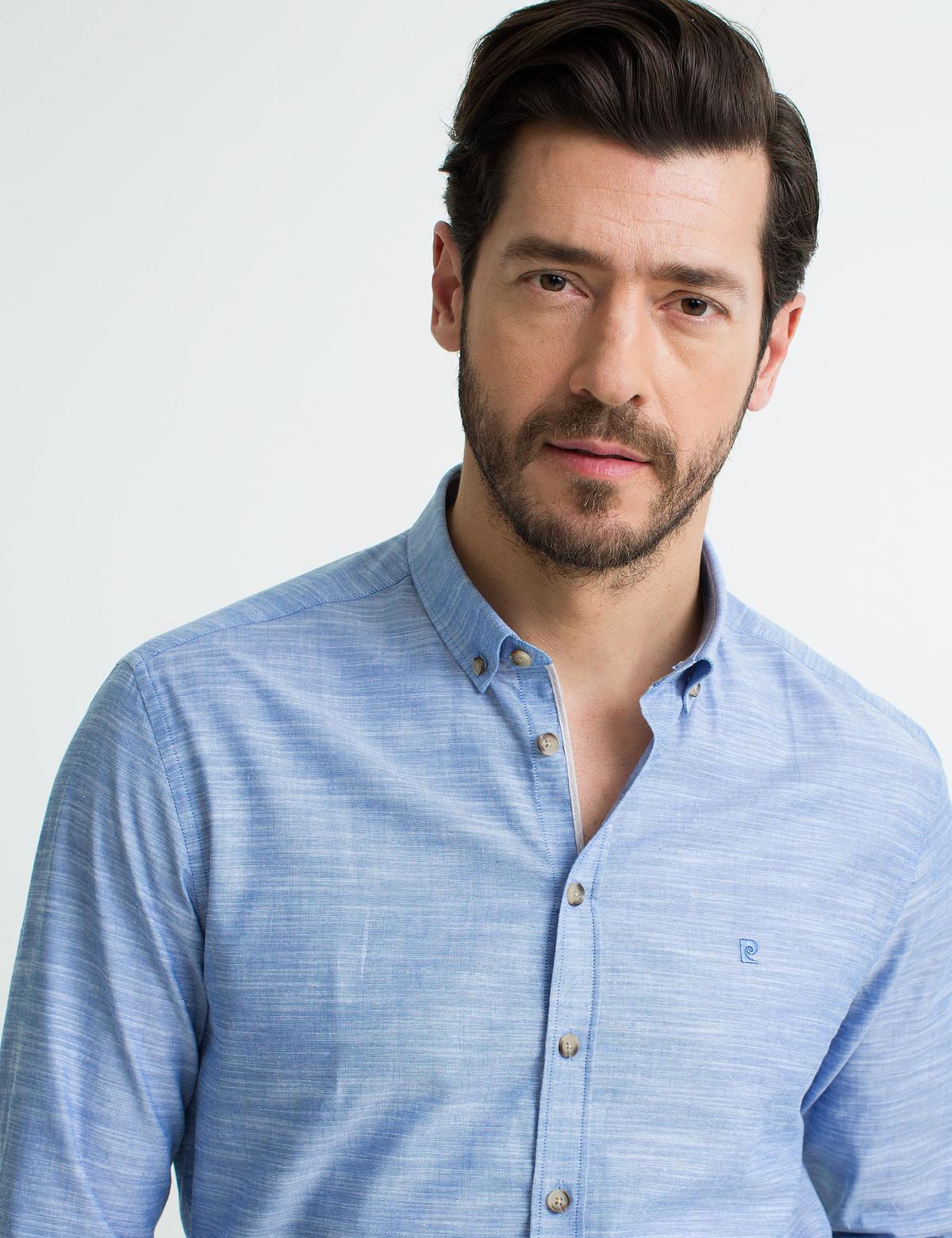 İndigo Slim Fit Gömlek