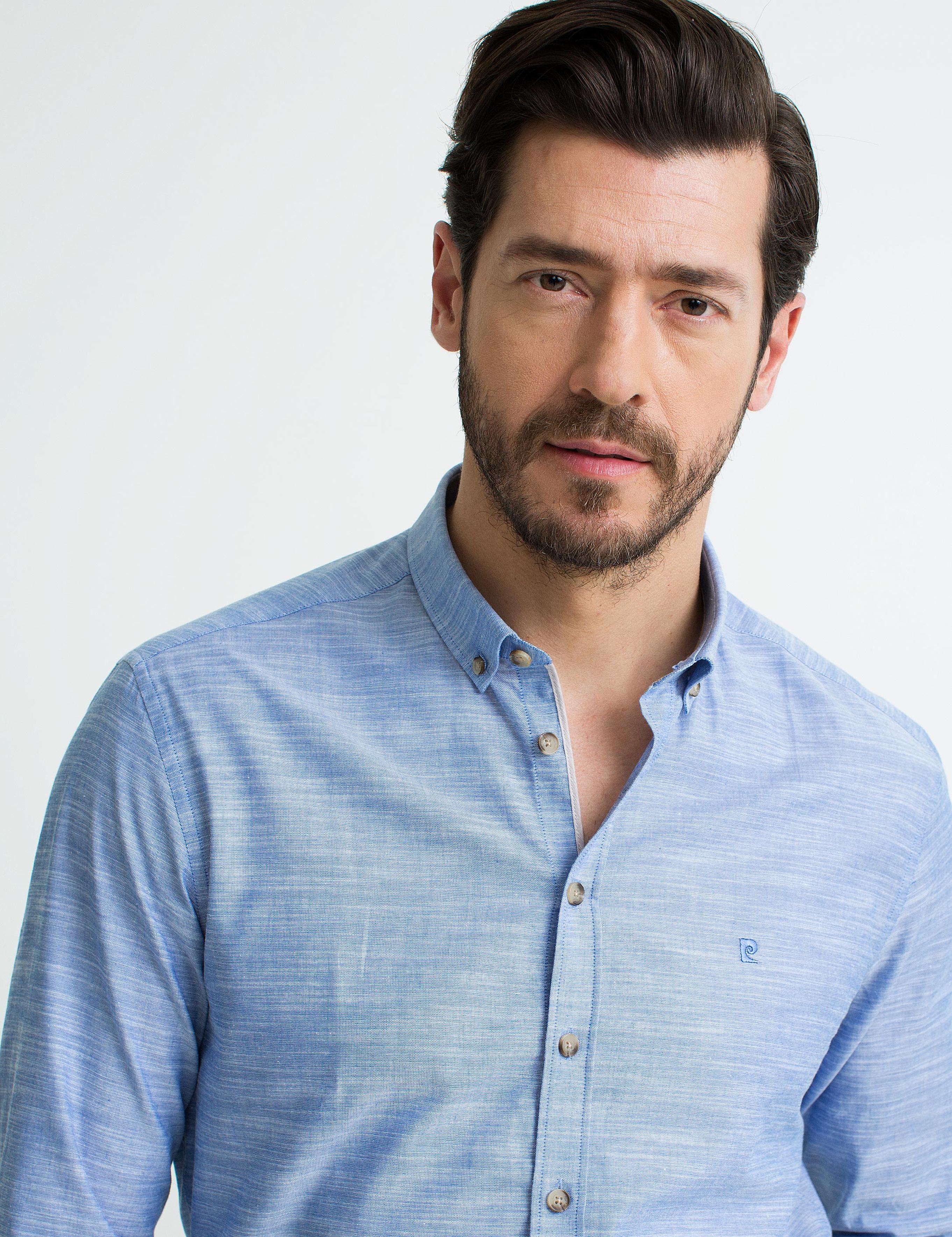 İndigo Slim Fit Gömlek