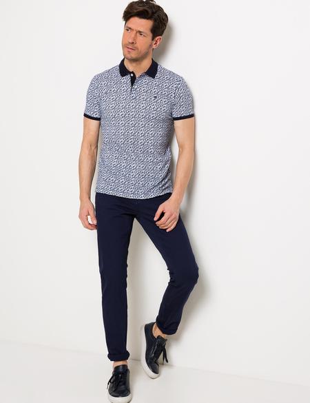 Lacivert Slim Fit T-Shirt - 50186390037