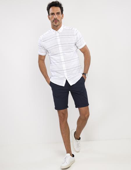 Lacivert Standart Fit Bermuda Şort - 50191920005