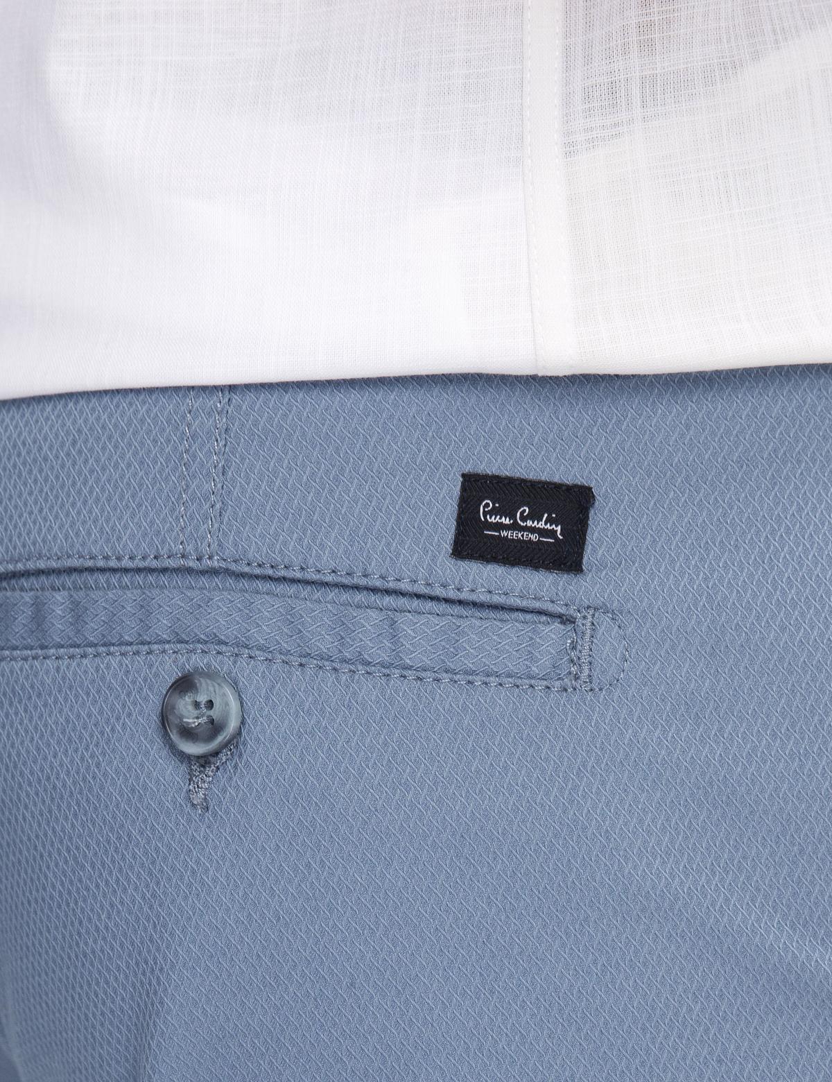 Koyu Mavi Standart Fit Bermuda Capri - 50191920014