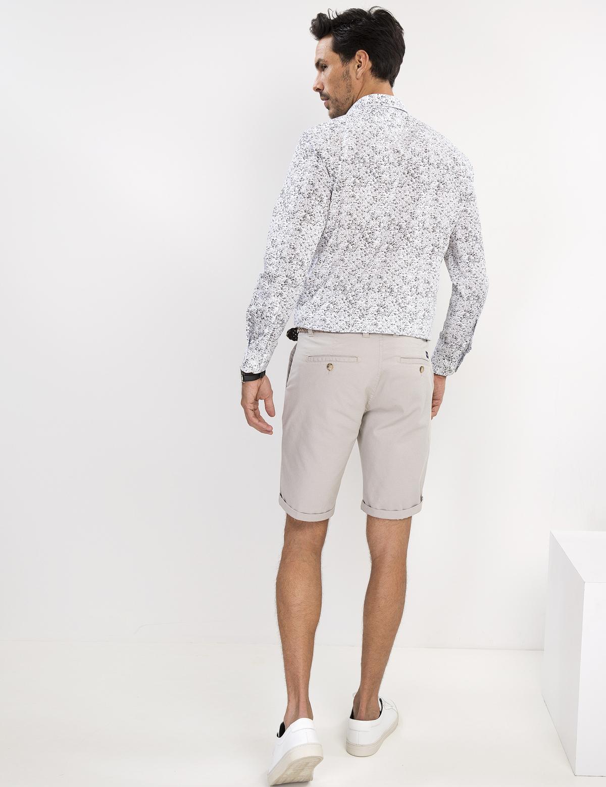 Taş Standart Fit Bermuda Şort - 50191920023