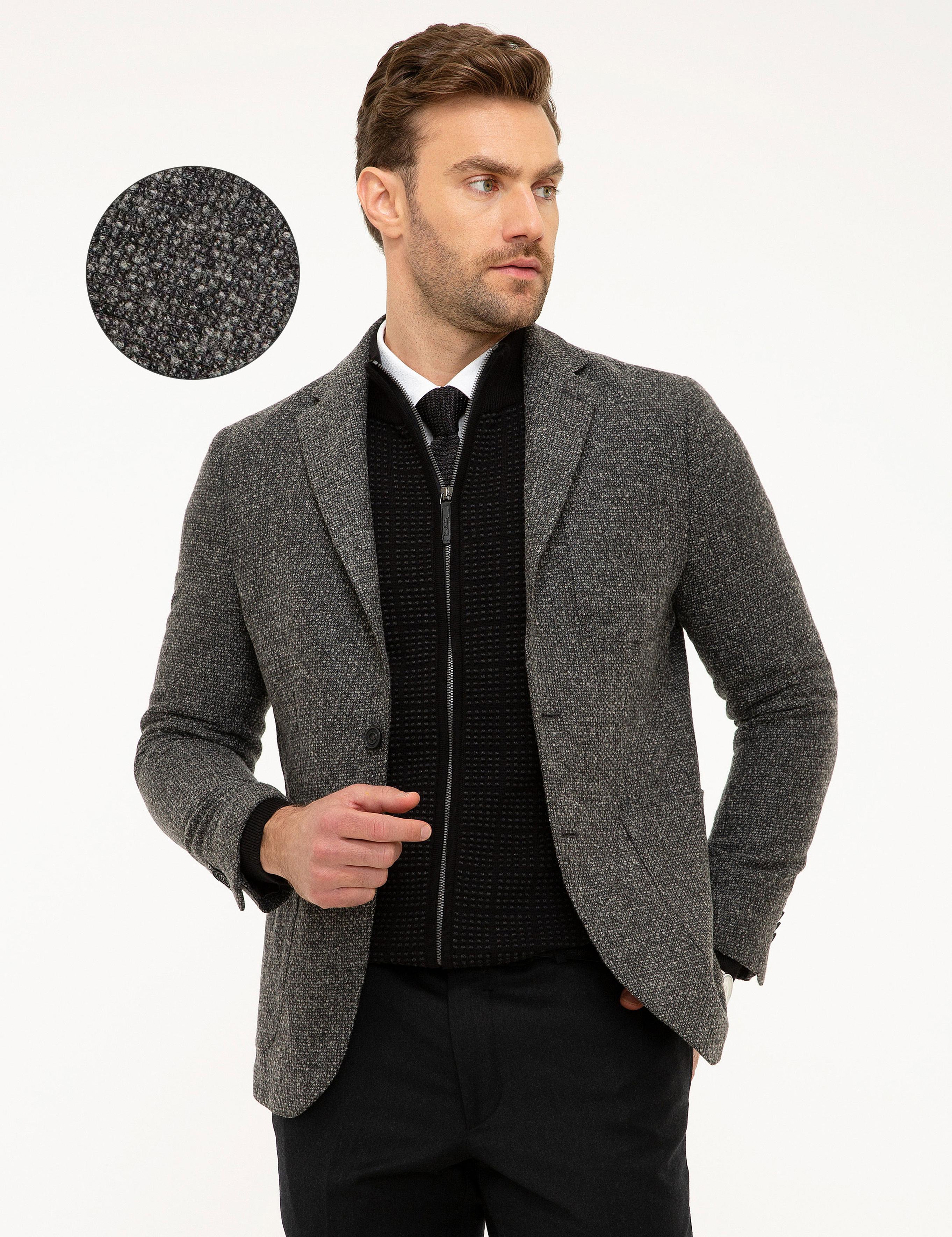 Füme Eksta Slim Fit Ceket