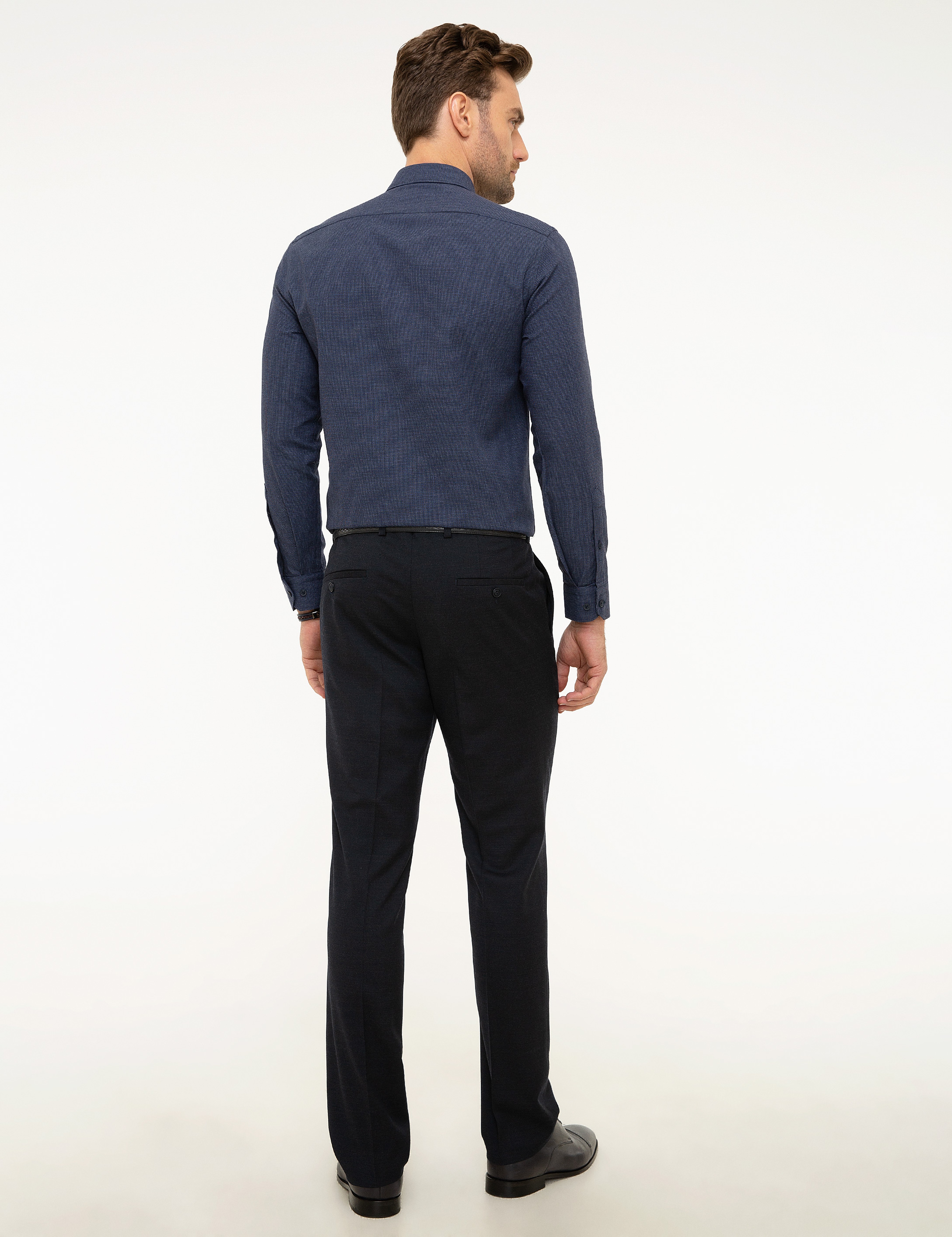 Lacivert Slim Fit Pantolon - Image 3