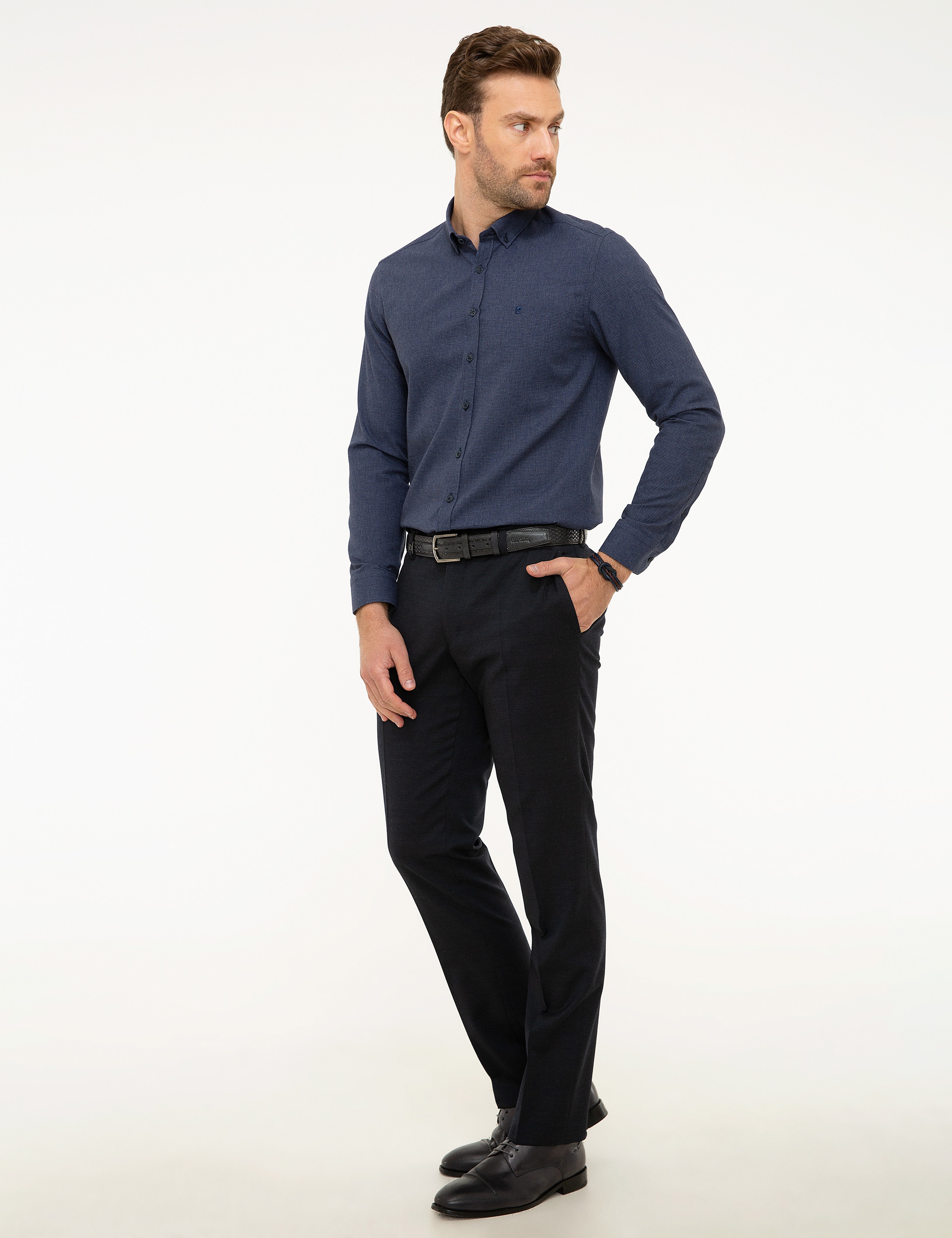 Lacivert Slim Fit Pantolon - Image 2