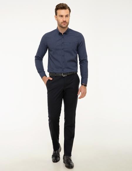 Lacivert Slim Fit Pantolon - 50193021025