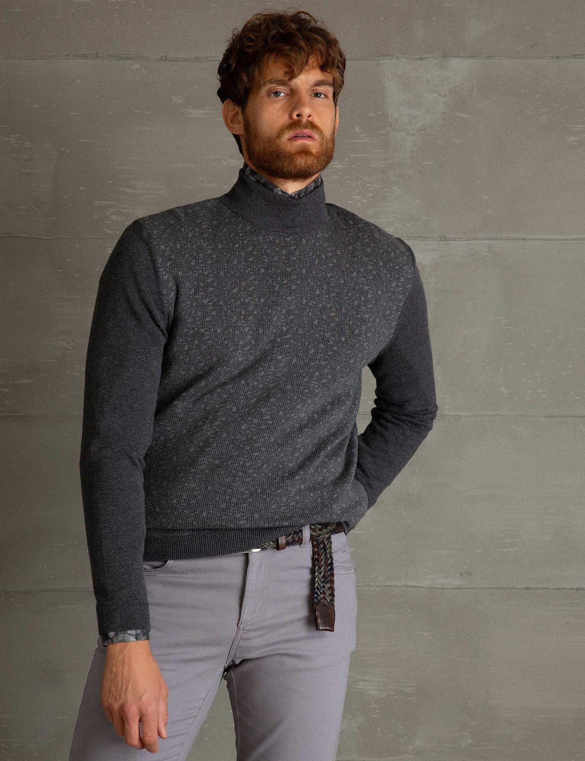 Gri Triko Kazak - 50194182064