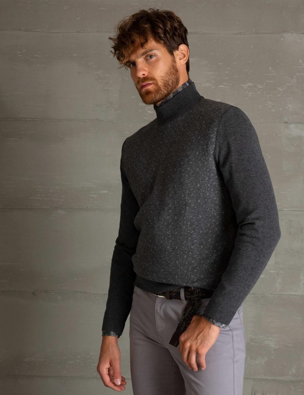 Gri Triko Kazak - 50194182064