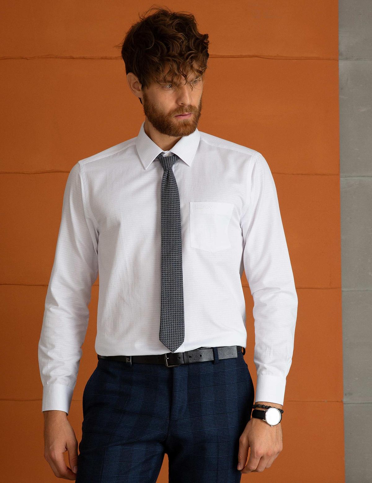 Beyaz Regular Fit Gömlek - 50194532014