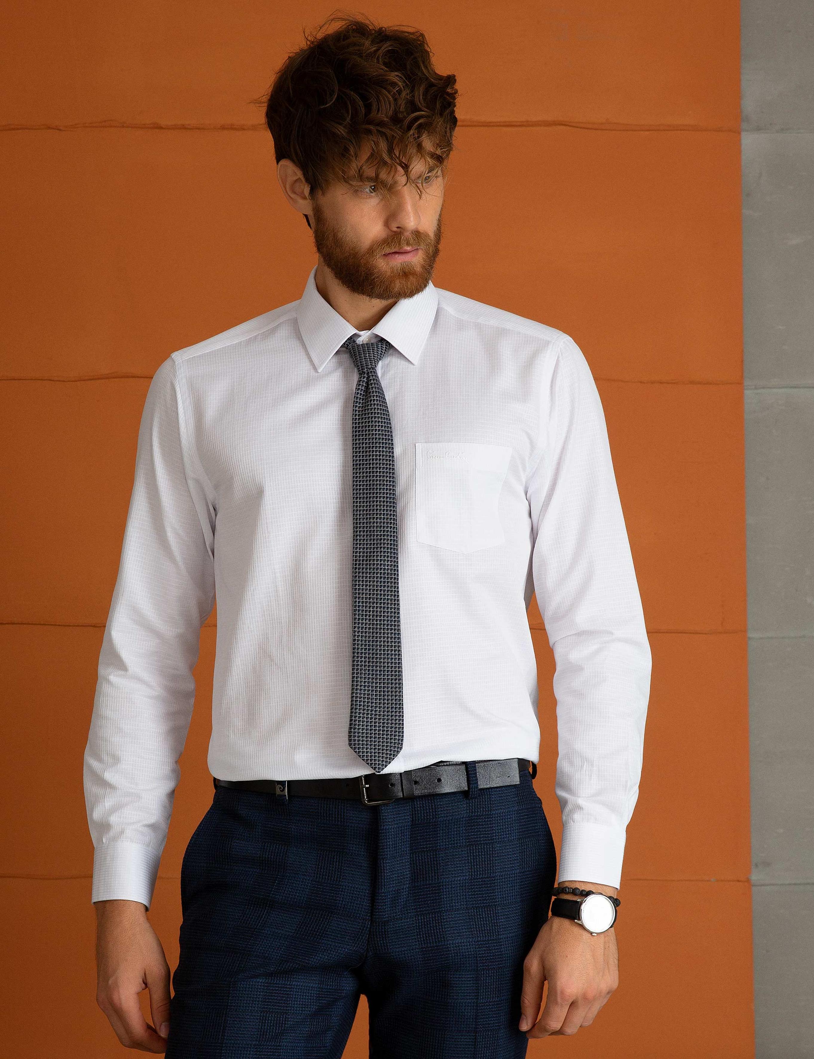 Beyaz Regular Fit Gömlek