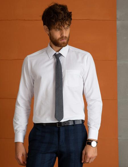 Beyaz Regular Fit Gömlek - 50194532014