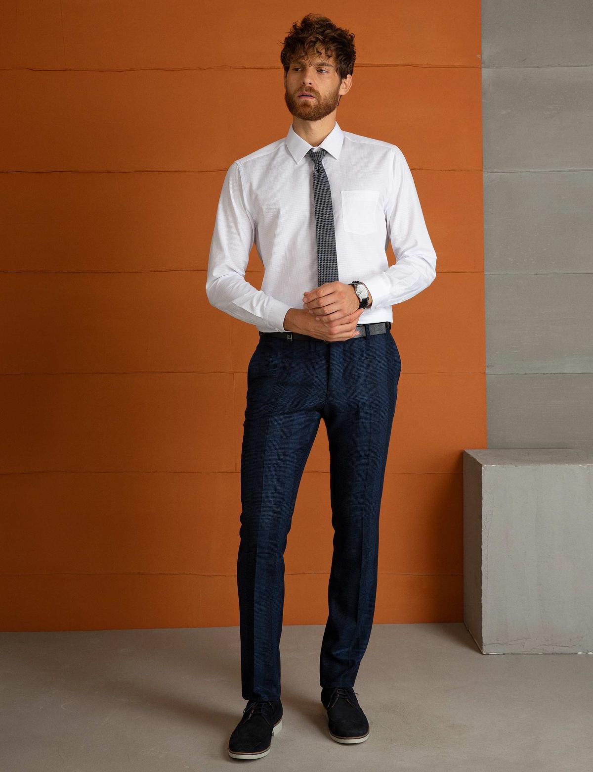 Beyaz Regular Fit Gömlek