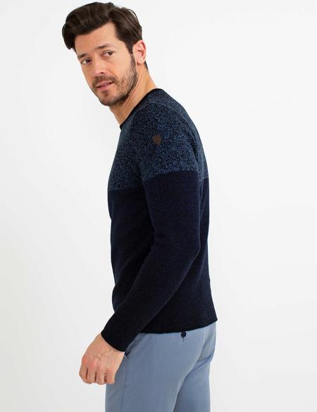 Lacivert Triko Kazak - 50194829006