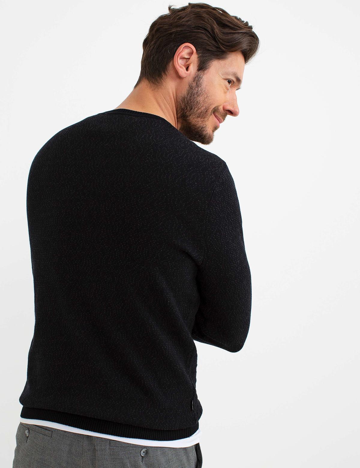 Siyah Triko Kazak - 50194831021