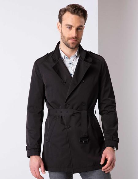 Siyah Trençkot - 50202625007