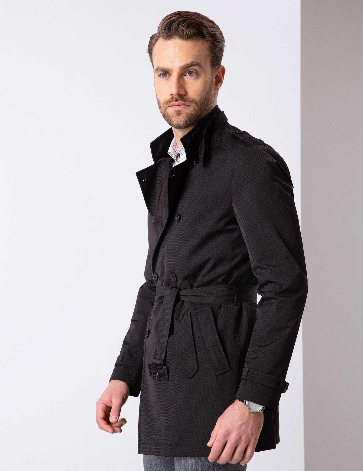 Siyah Trençkot - 50202625007