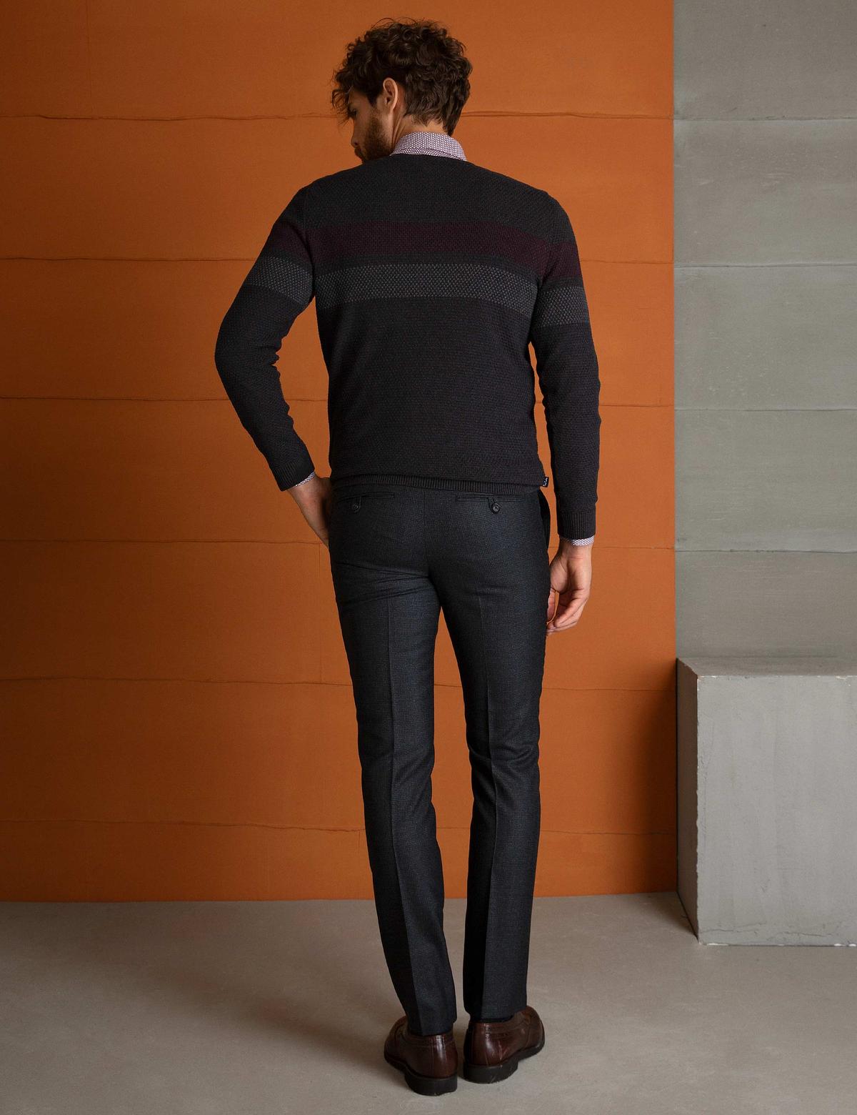 Antrasit Slim Fit Kumaş Pantolon - 50194582002