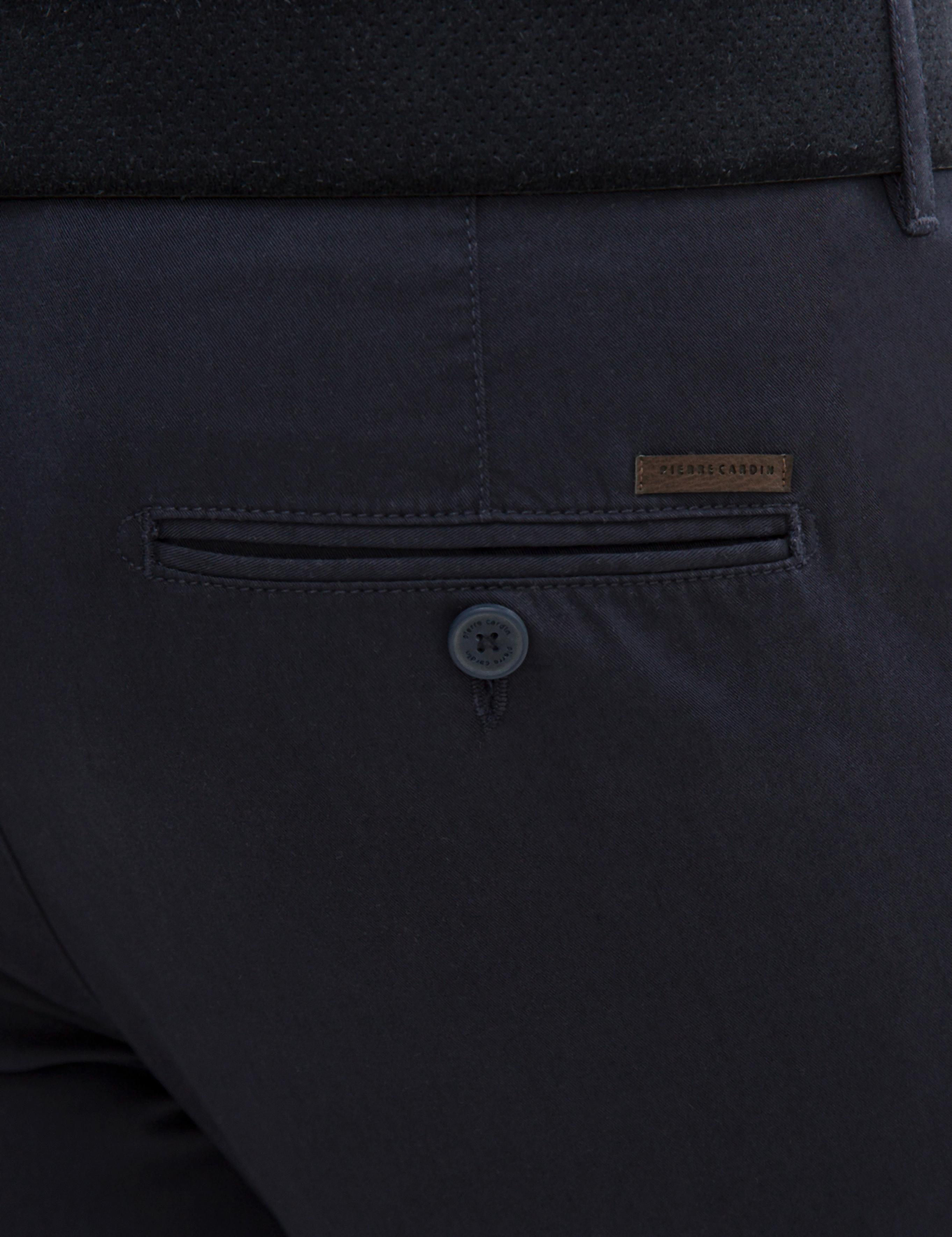 Lacivert Slim Fit Kanvas Pantolon