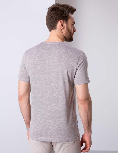 Vizon Slim Fit V Yaka Tişört - 50199638035