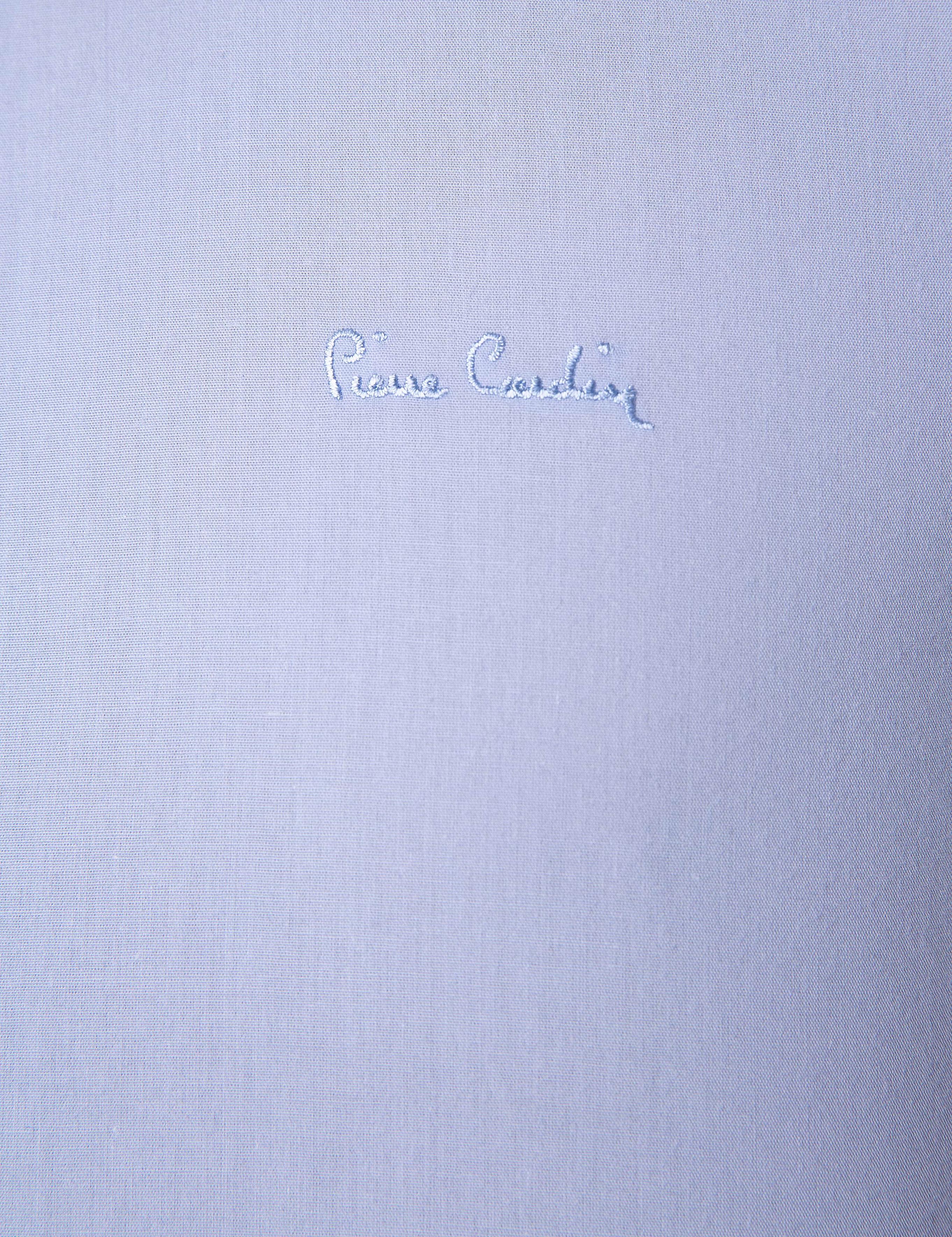 Açık Mavi Slim Fit Uzun Kollu Basic Gömlek