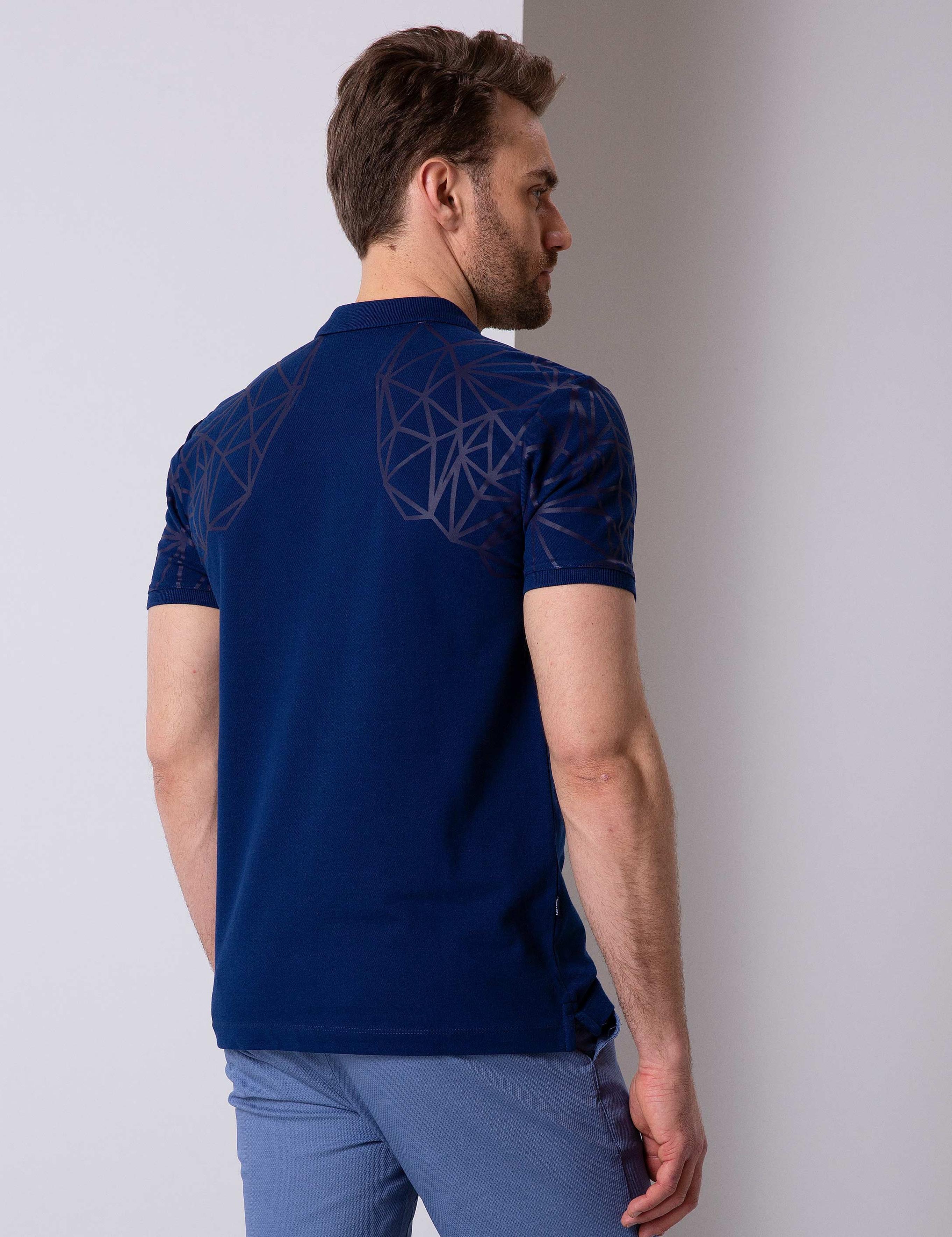 Lacivert Slim Fit Tişört