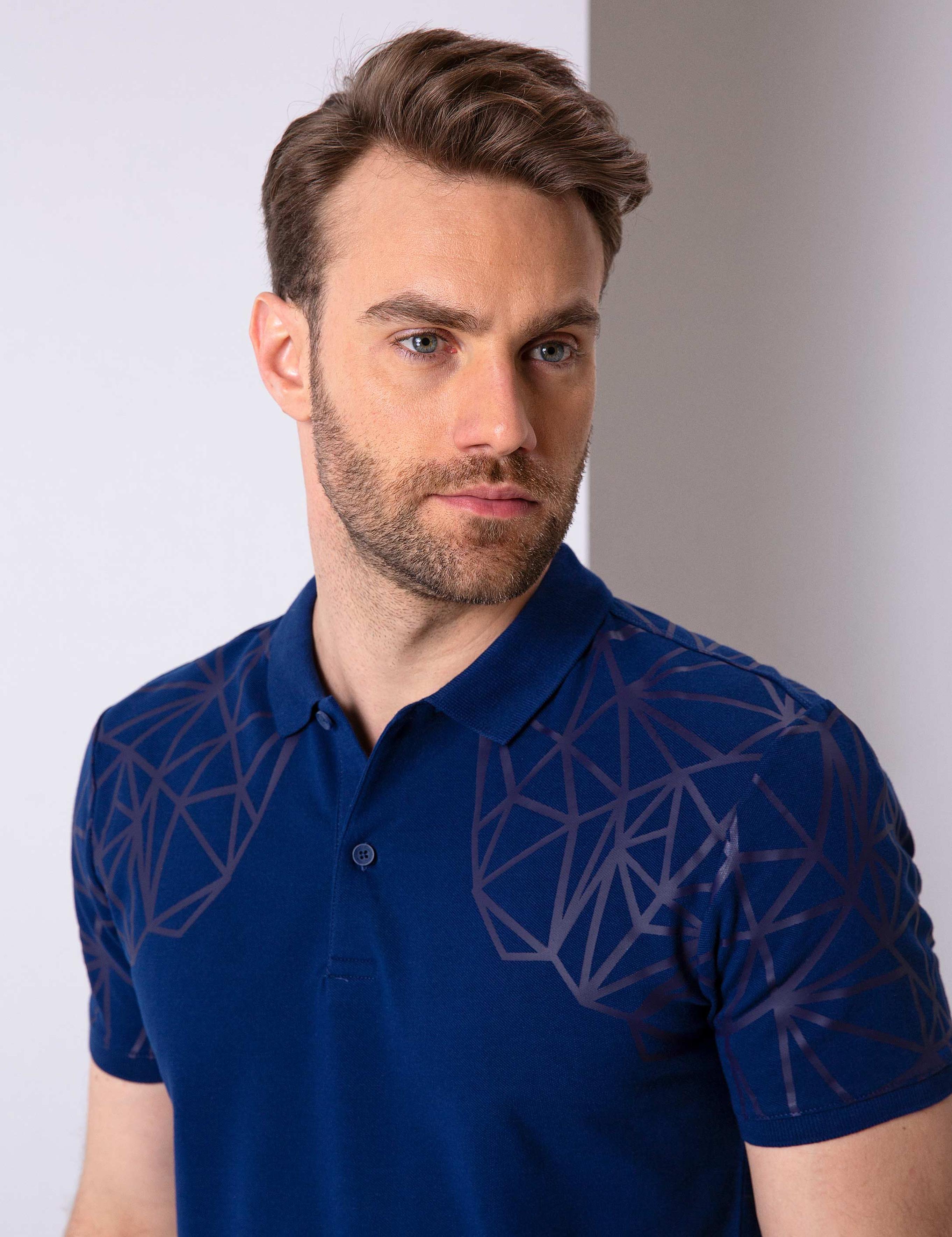 Lacivert Slim Fit Tişört