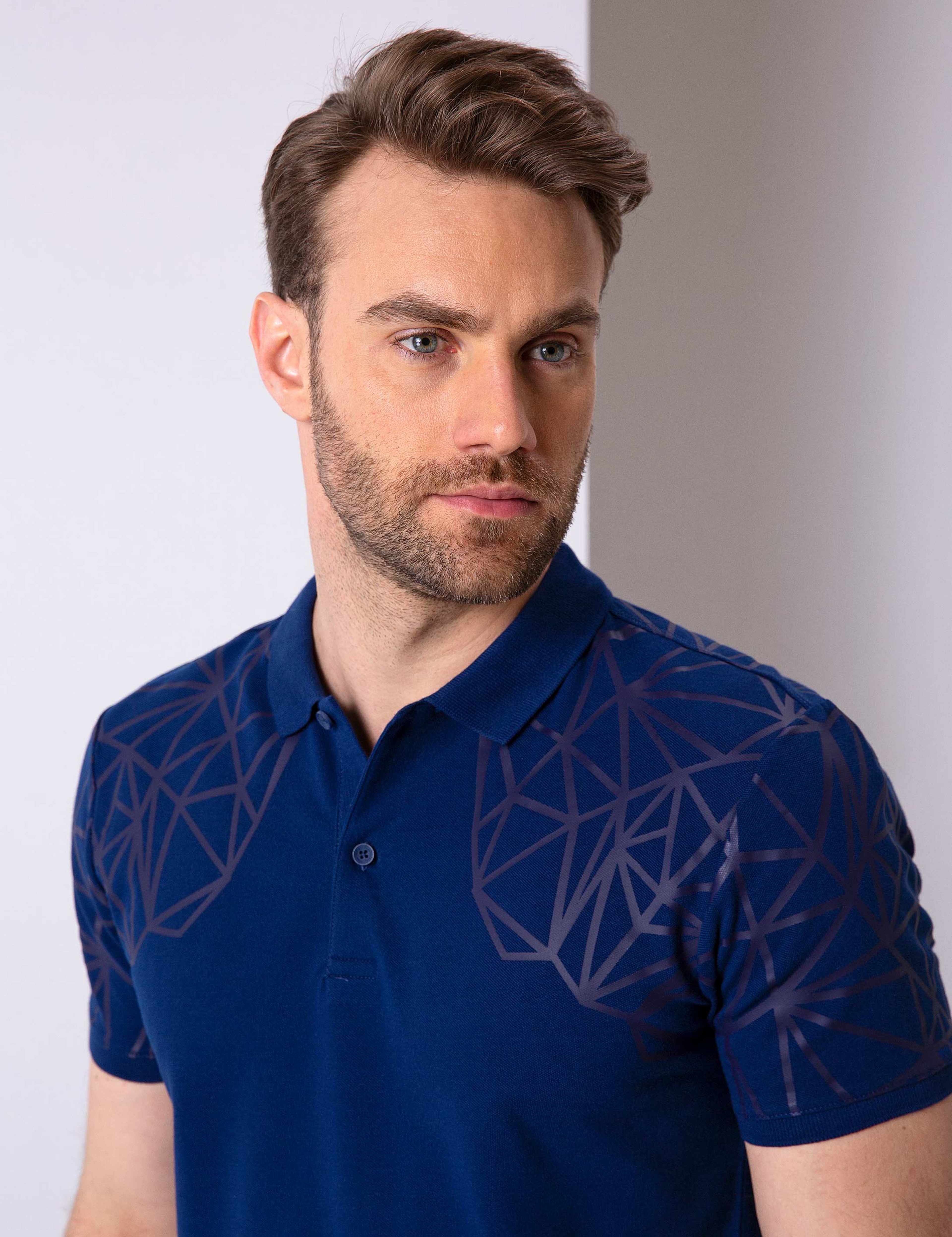 Lacivert Slim Fit Tişört - Image 3