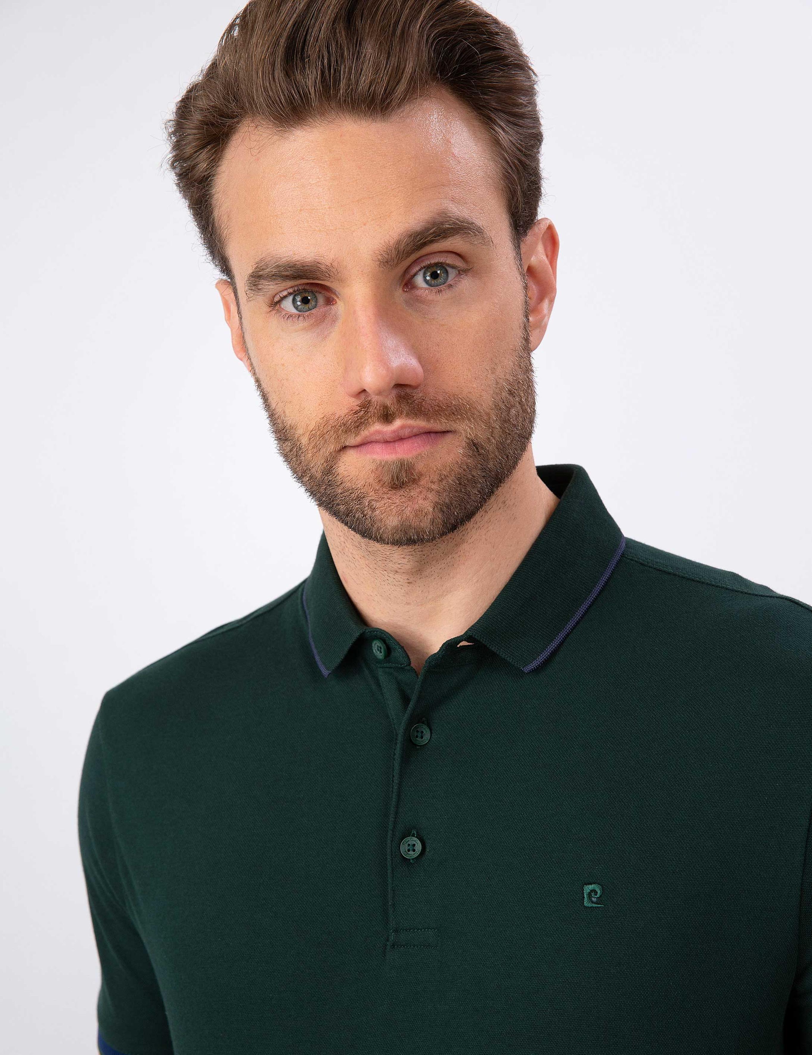 Koyu Yeşil Slim Fit T-Shirt