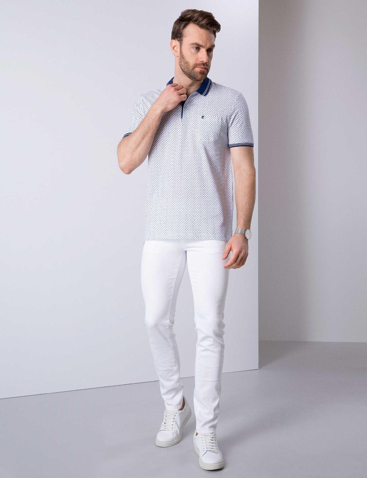 Lacivert Regular Fit Polo Yaka T-Shirt - 50202561006