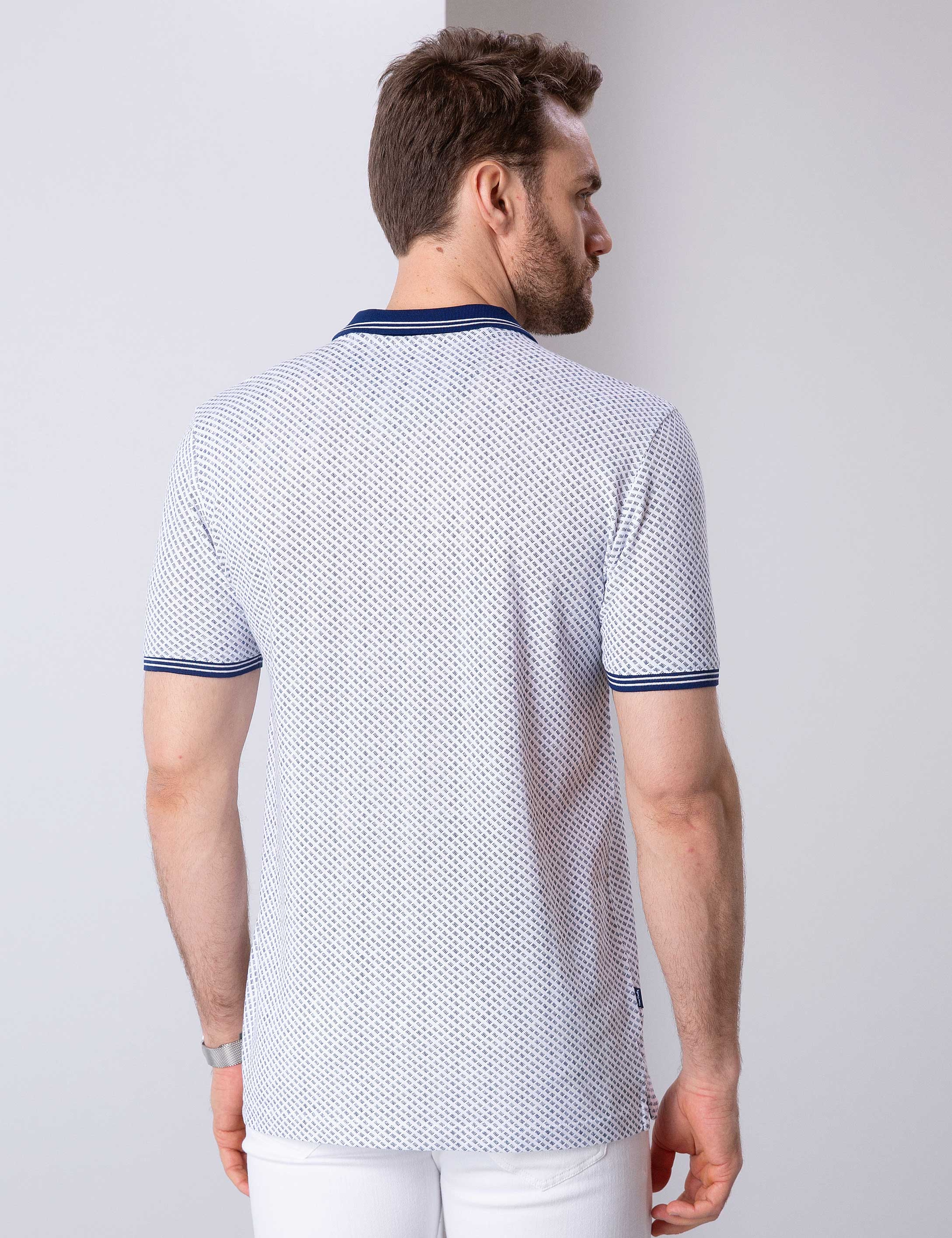 Lacivert Regular Fit Polo Yaka T-Shirt