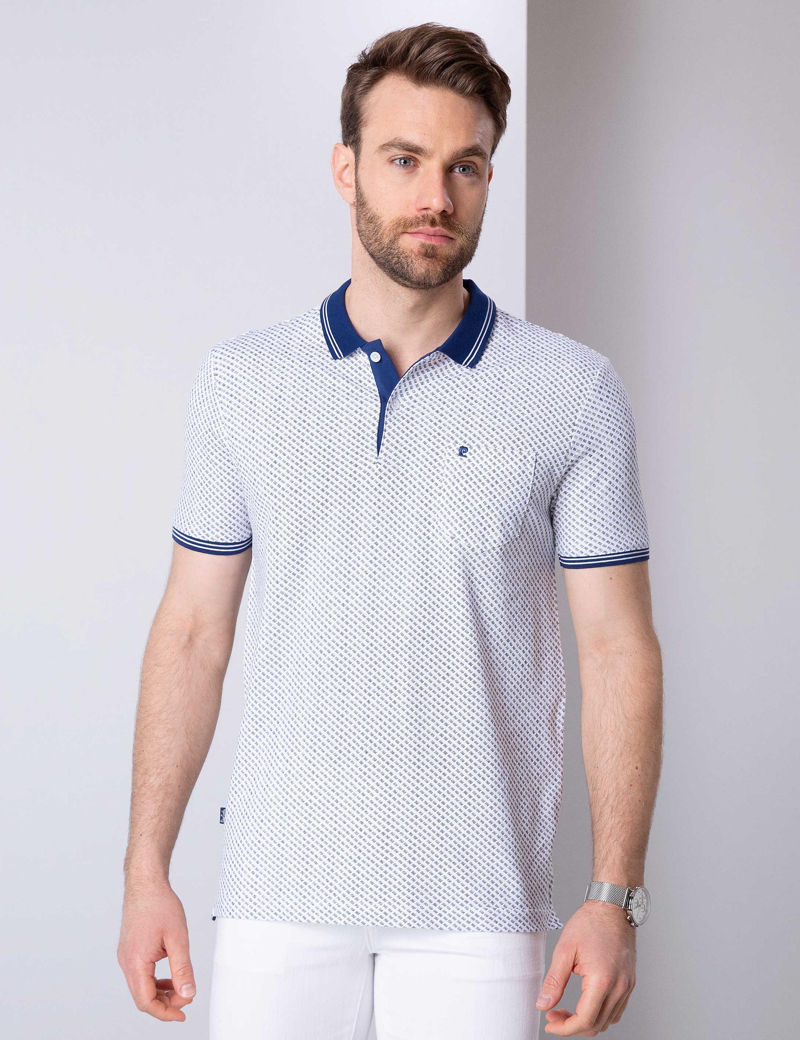 Lacivert Regular Fit Polo Yaka T-Shirt