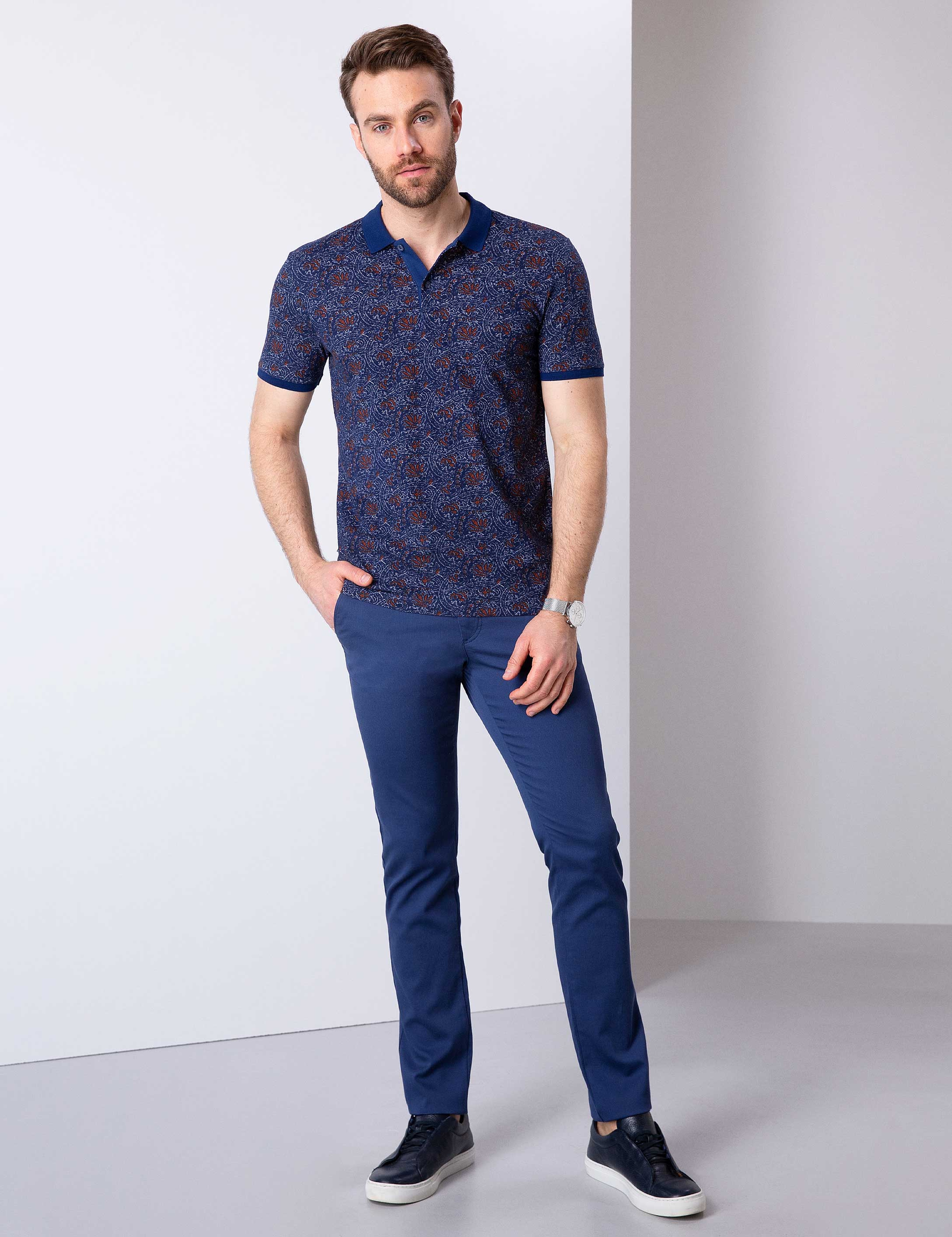 Kahverengi Slim Fit Tişört