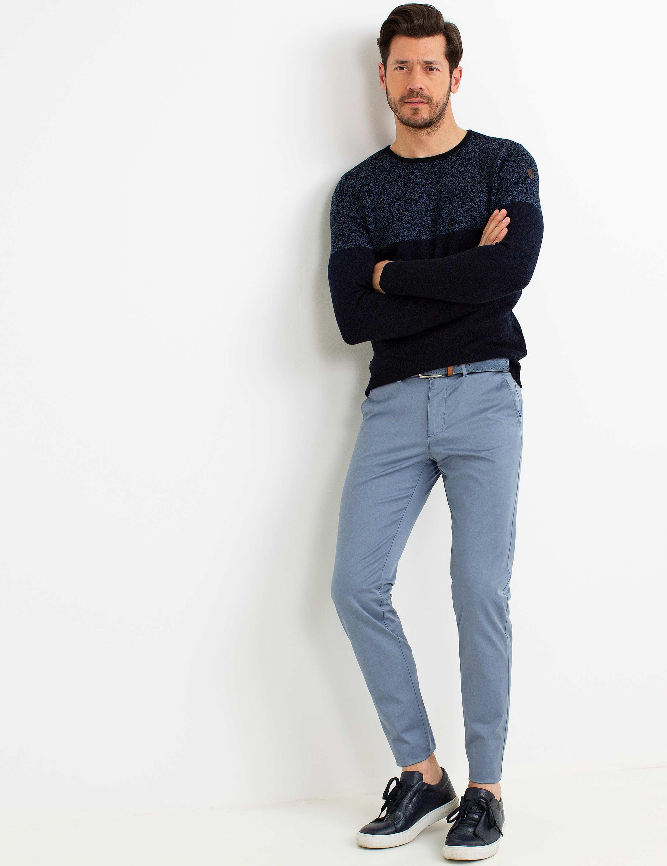 Lacivert Triko Kazak