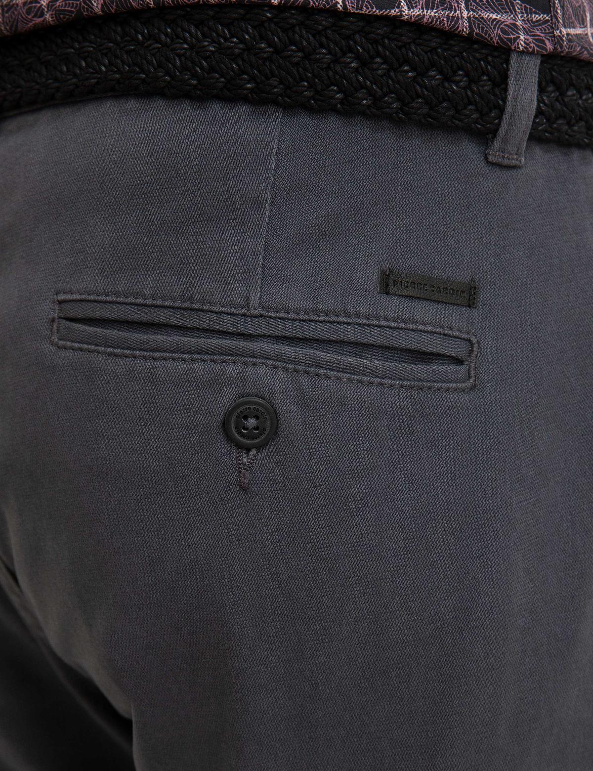 Antrasit Gri Slim Fit Chino Pantolon - 50224126016