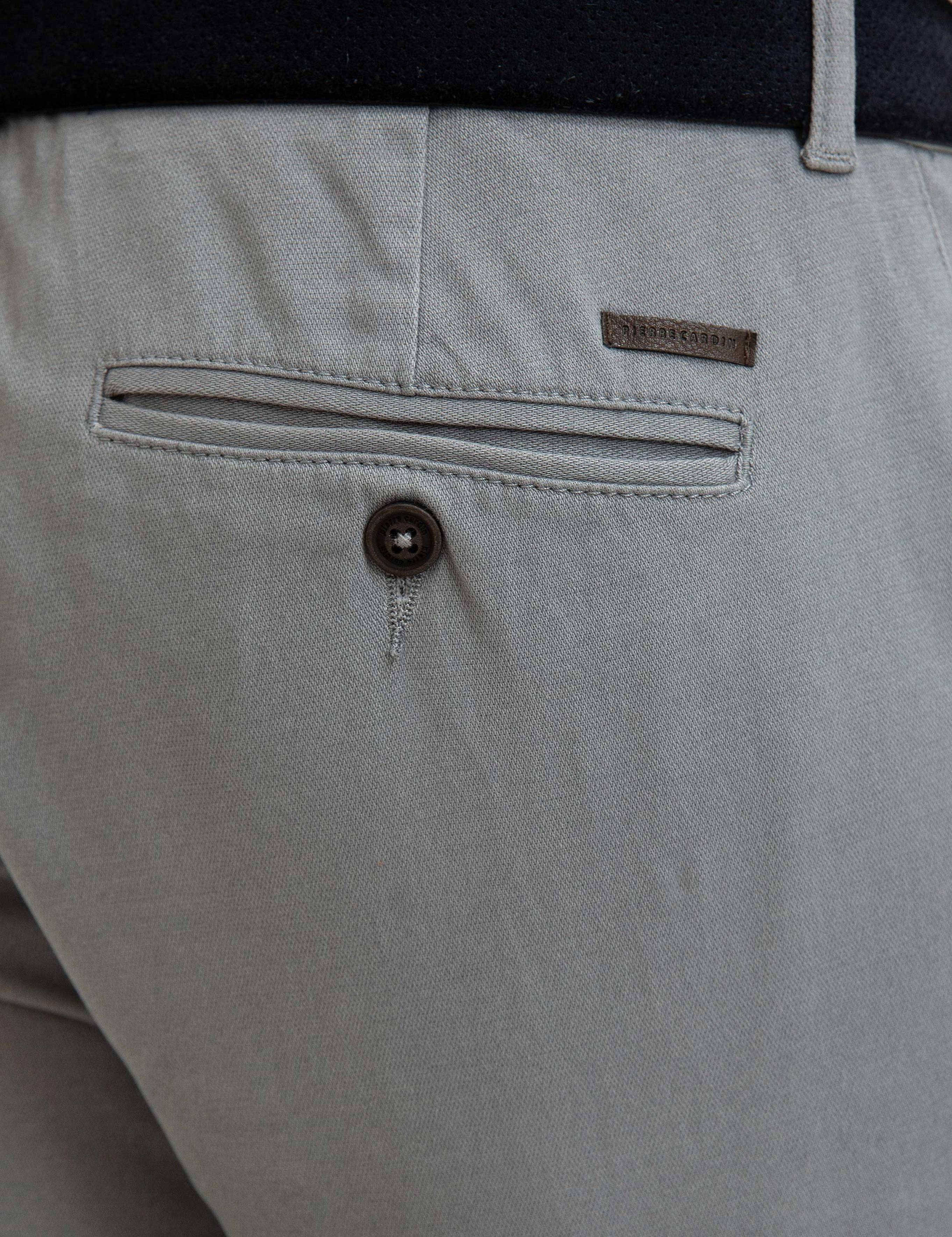 Gri Slim Fit Chino Pantolon