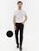 Siyah Slim Fit Kanvas Pantolon