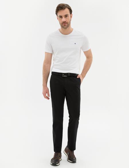 Siyah Regular Fit Chino Pantolon - 50223126008