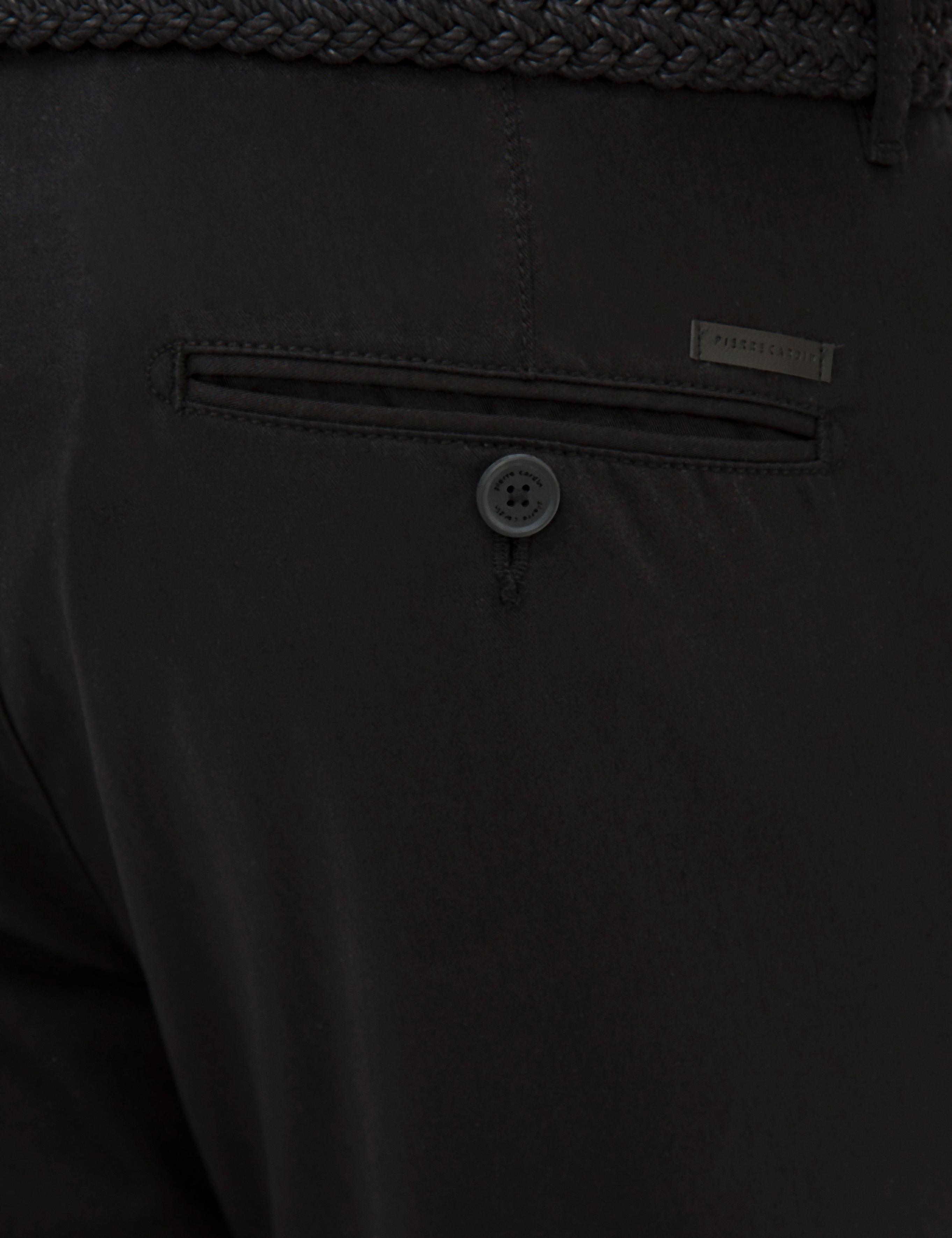 Siyah Regular Fit Chino Pantolon