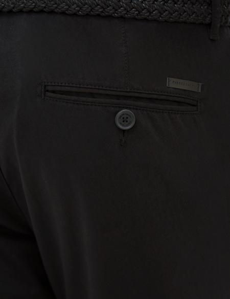 Siyah Regular Fit Chino Pantolon - 50223126008