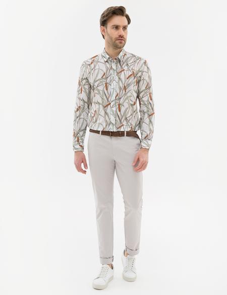 Taş Regular Fit Kanvas Pantolon - 50223126085