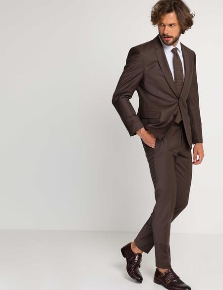 KAHVERENGI TAKIM ELBISE - 50179990167