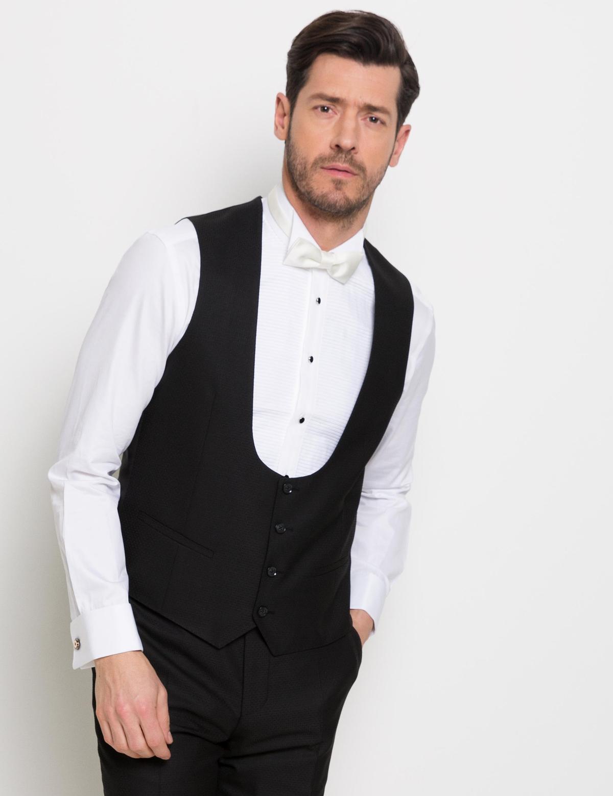 Siyah Damatlık Smokin - 50187283002