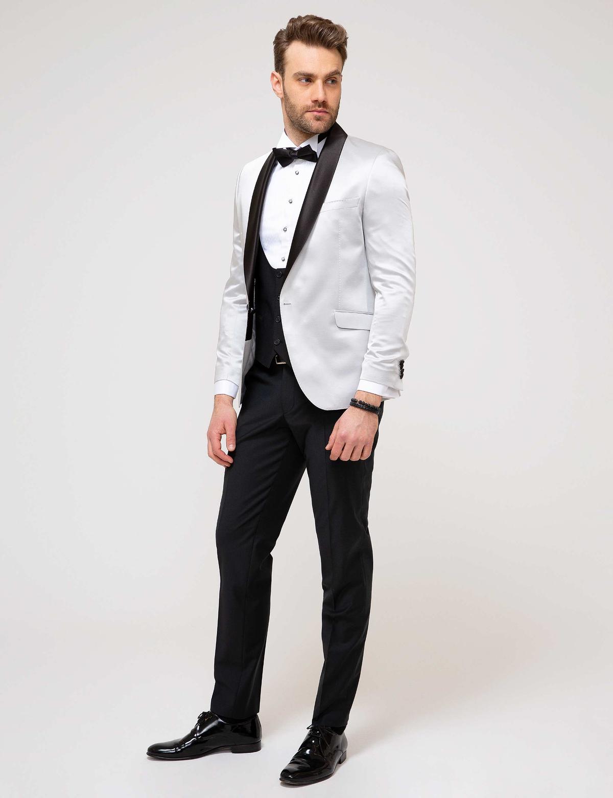 Gri Ex.Slim Damatlık Smokin - 50208801008